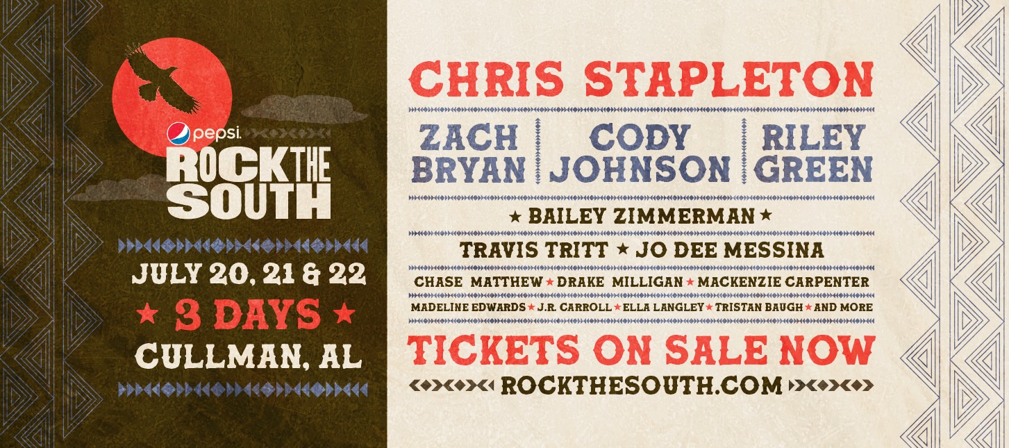 Rock The South - Saturday at Cody Johnson Concert Tickets