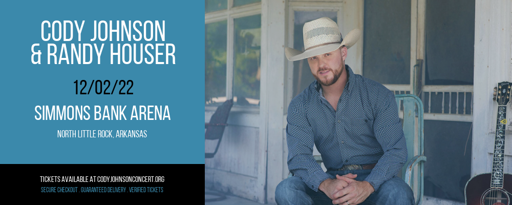 Cody Johnson & Randy Houser at Cody Johnson Concert Tickets tickets Cody Johnson & Randy Houser at Cody Johnson Concert Tickets