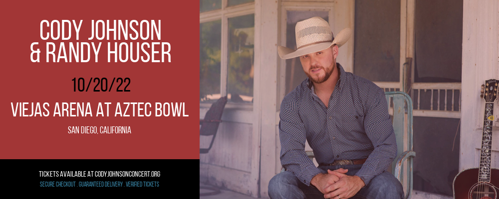 Cody Johnson & Randy Houser at Cody Johnson Concert Tickets tickets Cody Johnson & Randy Houser at Cody Johnson Concert Tickets