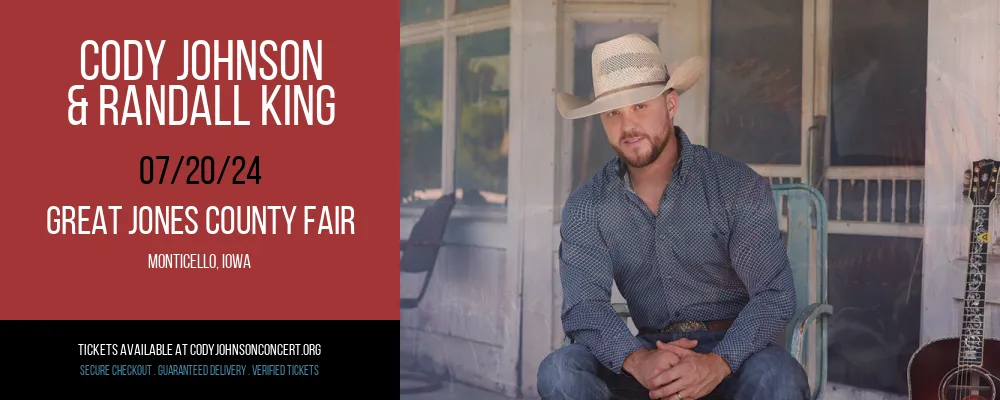 Cody Johnson & Randall King at Great Jones County Fair at Great Jones County Fair